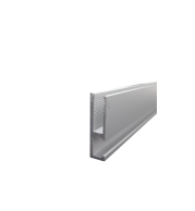 P-ED1 Heavy Duty Fabric Aluminium Profile, 80mm SEG Frame System, Anodized Silver, 3M Standard Length, High-Strength Fabric Lightbox Frame for Commercial Signage and Displays